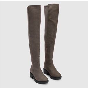 Eileen Fisher Loft Tumbled Nubuck Boot over the knee size 6.5